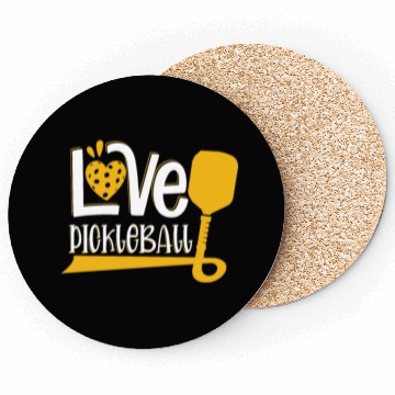 Discover Love pickleball Coasters