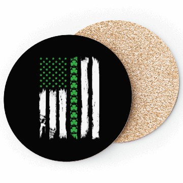 Discover Irish American Flag St Patrick'S Day Coasters