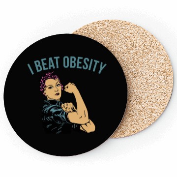 Discover I BEAT OBESITY Coasters