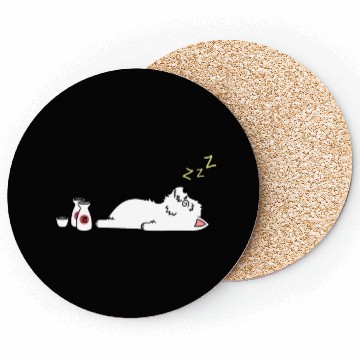 Discover Westie Sake Drunk Coasters