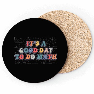Discover It's A Good Day to Do Math Retro Funny Lover Coasters