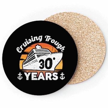 Discover Cruising Trough 30 Years Anniversary Coasters