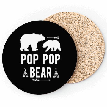 Discover Pop Pop Bear Arrow Grandpa Bear Grandparents Coasters