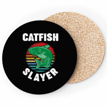 Discover Catfish Slayer - Wels Catfish Hunter Coasters