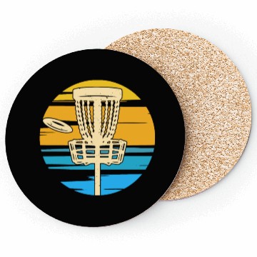 Discover Disc Golf Sunset Coasters