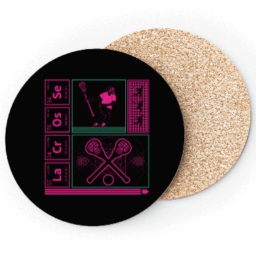 Discover Lacrosse Periodic Table Element Coasters, Lacrosse