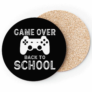 Discover Game Over back to school Coasters
