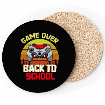 Discover Game Over Back to School Coasters