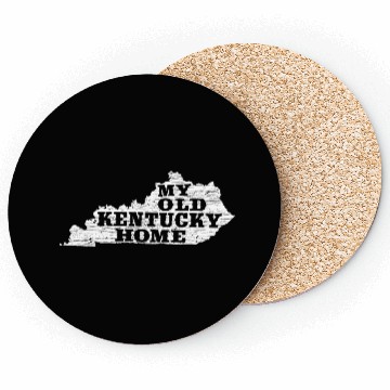 Discover My Old Kentucky Home State Vintage Rustic Chic Coasters