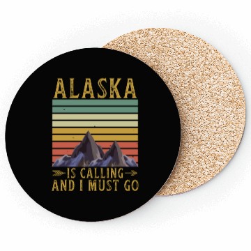Discover Alaska Gift USA Natur Bär Denali Grizzly Wald Coasters