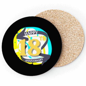 Discover ANNIVERSARY 18 Coasters