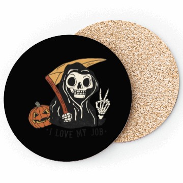 Discover Skeleton Halloween Coasters