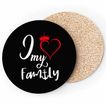 Discover I love my family Coasters