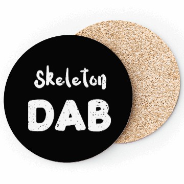 Discover Skeleton Dab - Halloween Coasters