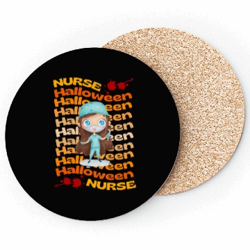 Discover Halloween Nurse Costume Coasters
