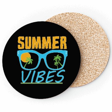 Discover Summer Vibes summer vacation Coasters design Gift