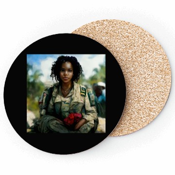 Discover Beautiful US army combat medic painting Coasters