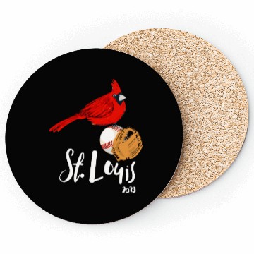 Discover Saint Louis Red Cardinal 2019 Bird Player Coasters
