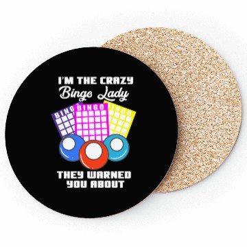 Discover Crazy Bingo Lady Coasters