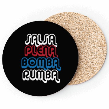 Discover Puerto Rico Dance Salsa Plena Bomba Rumba Coasters