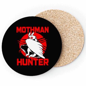 Discover Cryptozoologist Cryptid Folklore Funny Mothman Coasters
