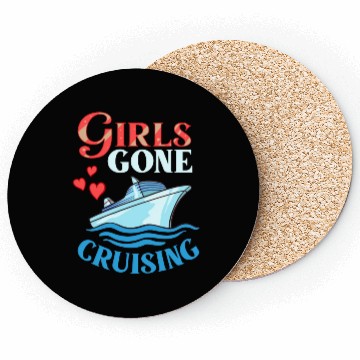 Discover Cruise Ship Vacation Trip Party Sailing Boating Coasters