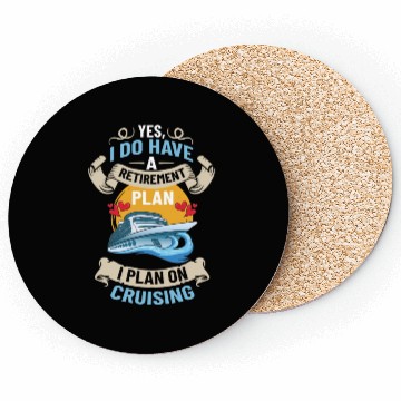 Discover Cruise Ship Vacation Trip Party Sailing Boating Coasters