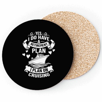 Discover Cruise Ship Vacation Trip Party Sailing Boating Coasters