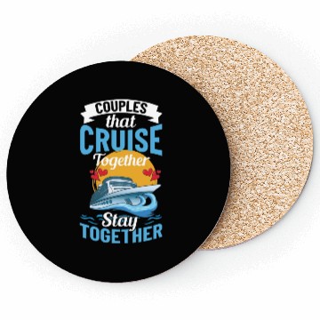 Discover Cruise Ship Vacation Trip Party Sailing Boating Coasters