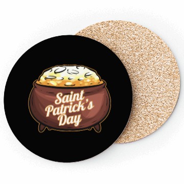 Discover Pot Of Gold For St. Patricks Day Coasters