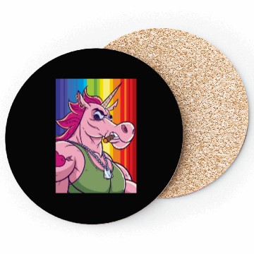 Discover Unicorn Portrait Coasters