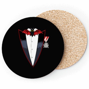 Discover Realistic Dracula Tuxedo Instant Costume Coasters