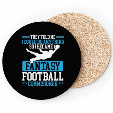 Discover Fantasy Football Commissioner Championship Team Coasters