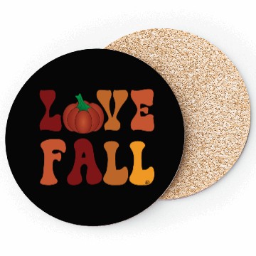 Discover i love fa Coasters, Pumpkin Fall Coasters,