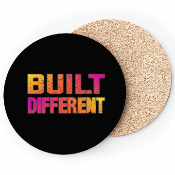 Discover Built Different On Another Level Funny Gaming Coasters
