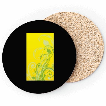 Discover Abstract Leaves Coasters