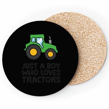 Discover Just a Boy Who Loves Tractors Coasters