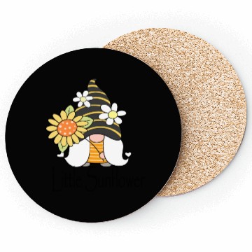 Discover Little Sunflower - Cute Gnomo Coasters