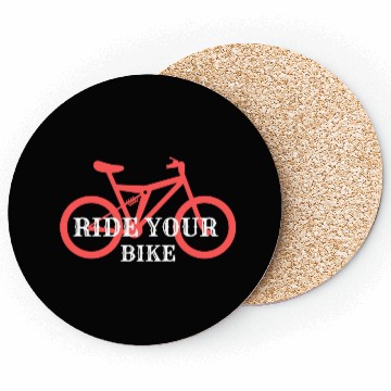 Discover Ride Your Bike Coasters