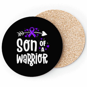 Discover Son Of A Warrior Hodgkins Lymphoma Cancer Coasters