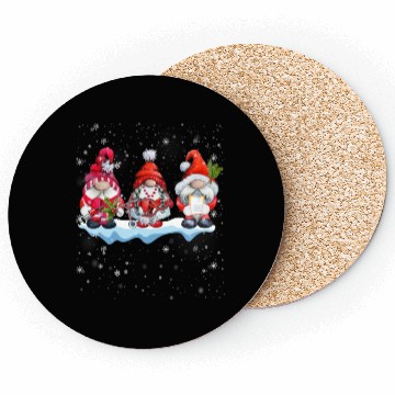 Discover Gnomes Christmas Nurse Phlebotomy Coasters