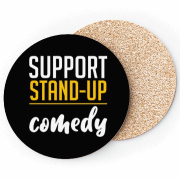 Discover Support Stand Up Comedy 4 Coasters