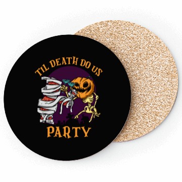 Discover Til Death Do Us Party Bridal Bachelorette Couples Coasters