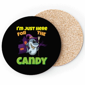 Discover I'm Just Here For The Candy Scary Halloween Beast Coasters