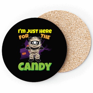 Discover I'm Just Here For The Candy Scary Halloween Beast Coasters