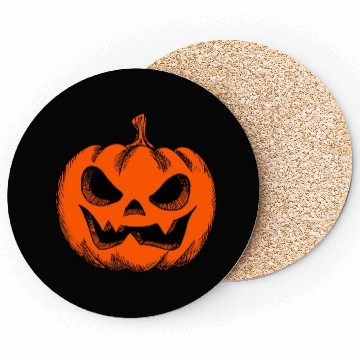 Discover Halloween Pumpkin Coasters