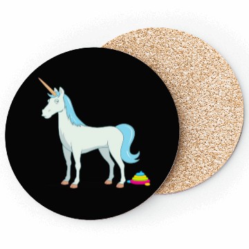 Discover Unicorn Poop Design Coasters