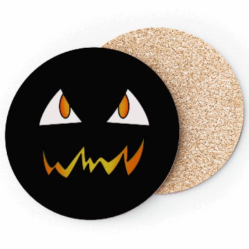 Discover Jack O Lantern Face Coasters