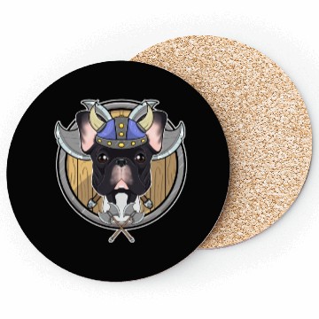 Discover French Bulldog I Valhalla I Viking Coasters