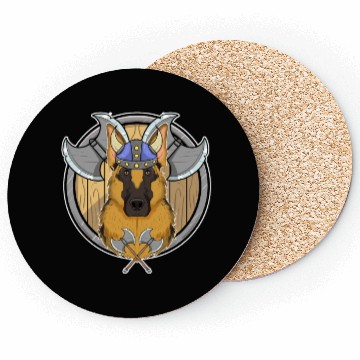 Discover German Shepherd I Valhalla I Viking Coasters